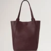 North South Bayswater Tote Black Cherry Heavy Grain North South Bayswater Tote Black Cherry Heavy Grain