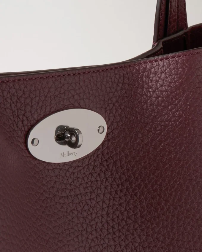 North South Bayswater Tote Black Cherry Heavy Grain North South Bayswater Tote Black Cherry Heavy Grain