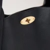 North South Bayswater Tote Black Heavy Grain Women