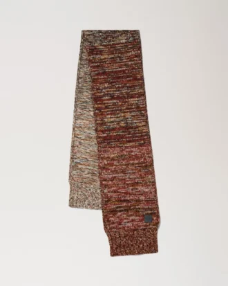 Ombre Degrade Scarf Rust Lambswool Women