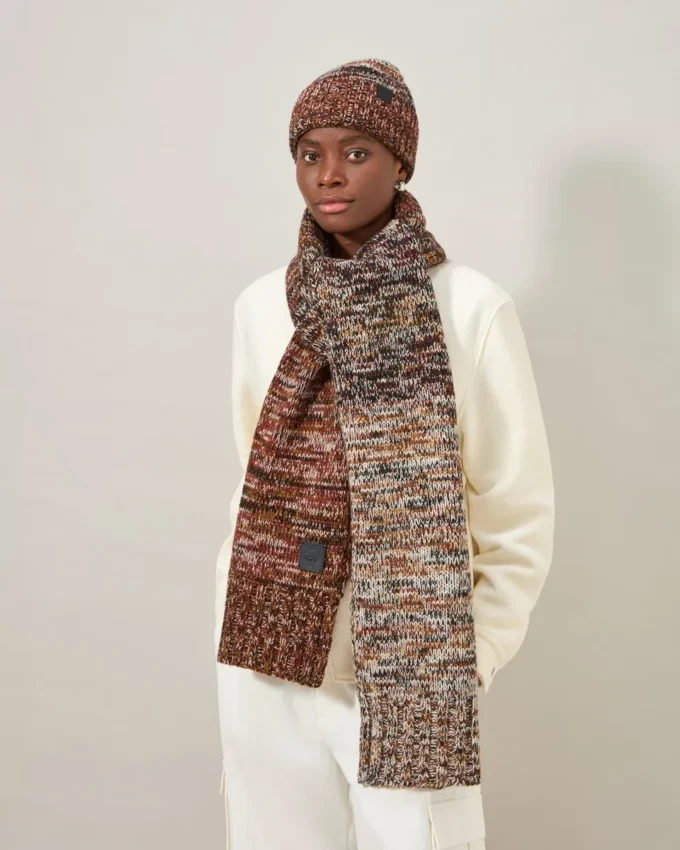 Ombre Degrade Beanie Rust Lambswool Men Ombre Degrade Beanie Rust Lambswool Men