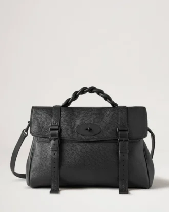 Oversized Alexa Black Heavy Grain Women
