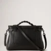 Oversized Alexa Black Heavy Grain Women Oversized Alexa Black Heavy Grain Women
