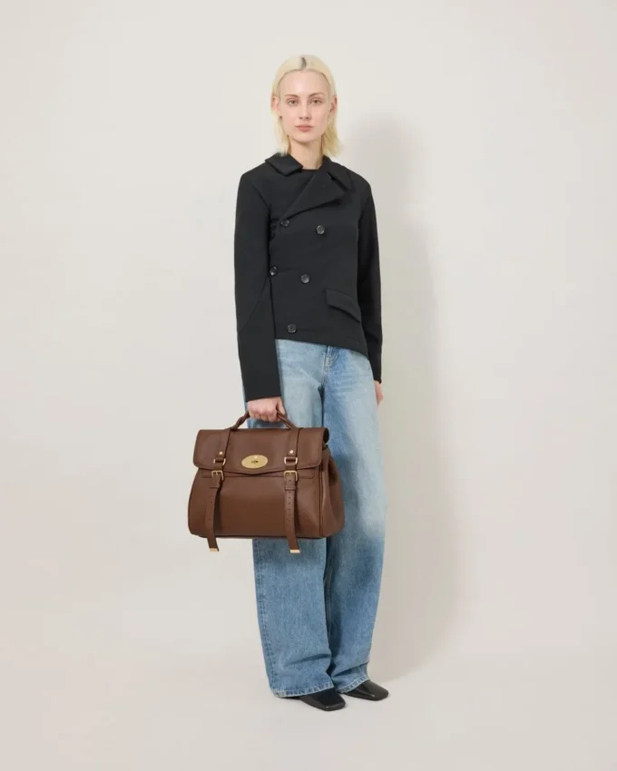 Oversized Alexa Bright Oak Heavy Grain Women Oversized Alexa Bright Oak Heavy Grain Women