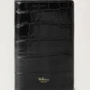 Passport Cover Black Shiny Small Croc Little Luxuries