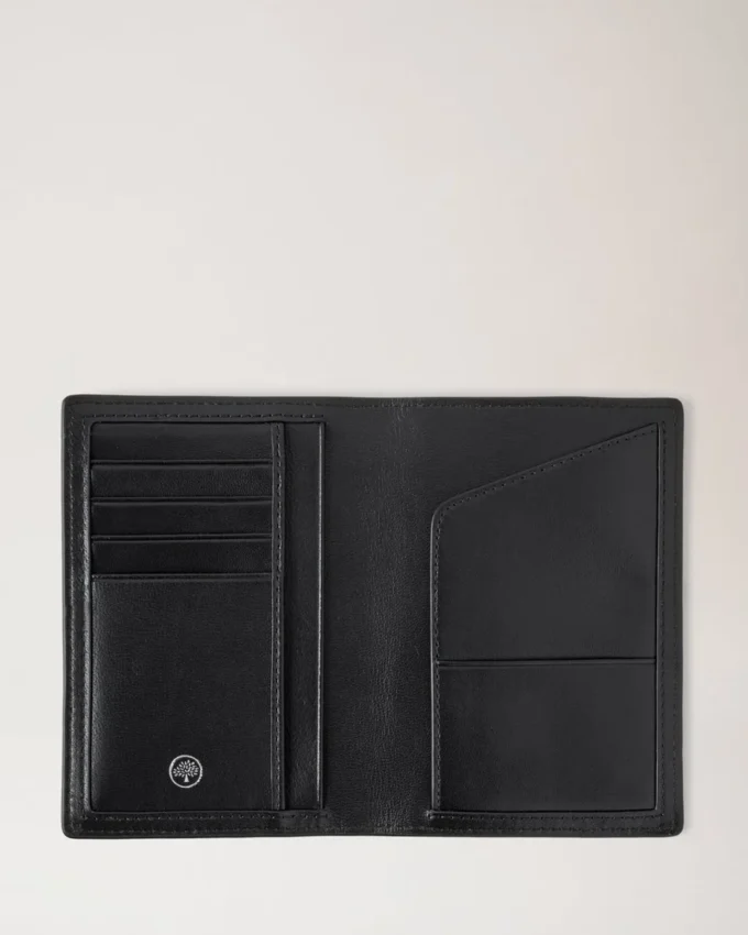 Passport Cover Black Small Classic Grain Men Passport Cover Black Small Classic Grain Men