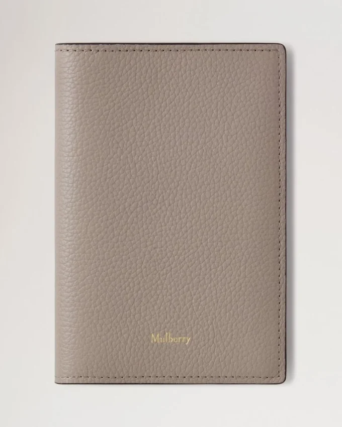 Passport Cover Cashmere Taupe Small Classic Grain