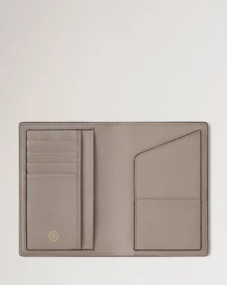 Passport Cover Cashmere Taupe Small Classic Grain
