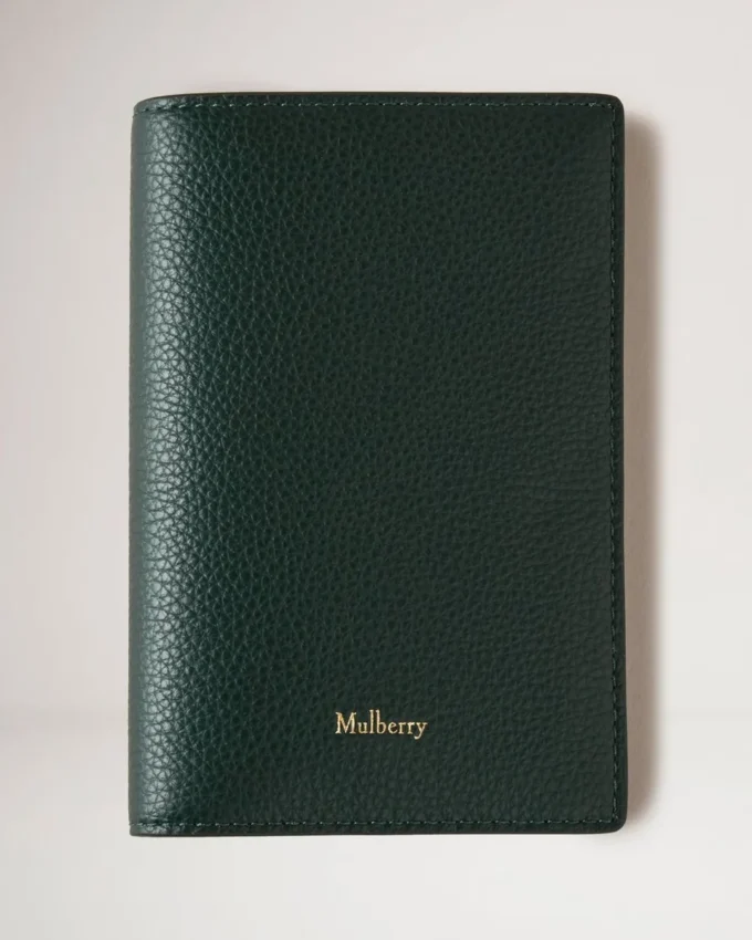 Passport Cover Mulberry Green Small Classic Grain Passport Cover Mulberry Green Small Classic Grain