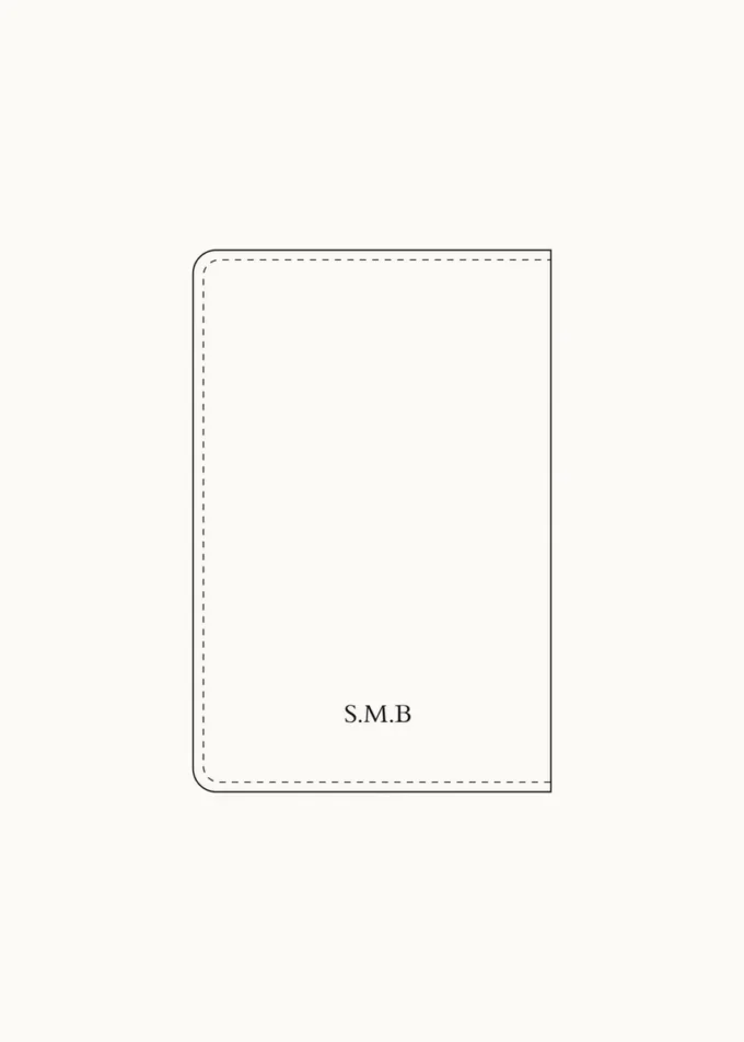 Passport Slip – Chalk Horse Fern & Chalk Mixed Material