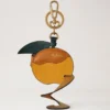 Peeling Fruit Keyring – Orange Multicolour Mixed Material