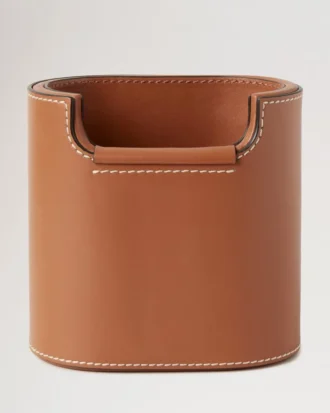Pen Pot Vintage Oak Nappa Lifestyle