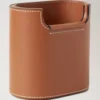 Pen Pot Vintage Oak Nappa Lifestyle