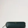 Pencil Case Mulberry Green Small Classic Grain Women