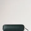 Pencil Case Mulberry Green Small Classic Grain Women