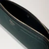 Pencil Case Mulberry Green Small Classic Grain Women