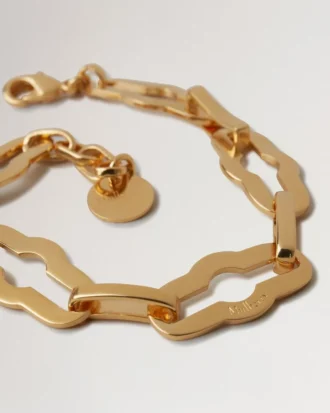 Pimlico Chain Bracelet Gold Plated Brass Women