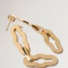 Pimlico Chain Earrings Gold Plated Brass Women Pimlico Chain Earrings Gold Plated Brass Women