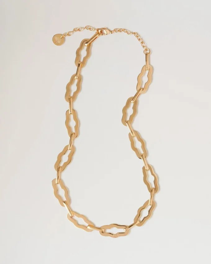 Pimlico Chain Necklace Gold Plated Brass Women Pimlico Chain Necklace Gold Plated Brass Women