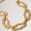 Pimlico Chain Necklace Gold Plated Brass Women Pimlico Chain Necklace Gold Plated Brass Women