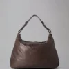 Poppy Hobo Pre-Loved Chocolate Lightweight Antique Leather Poppy Hobo Pre-Loved Chocolate Lightweight Antique Leather