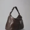 Poppy Hobo Pre-Loved Chocolate Lightweight Antique Leather Poppy Hobo Pre-Loved Chocolate Lightweight Antique Leather