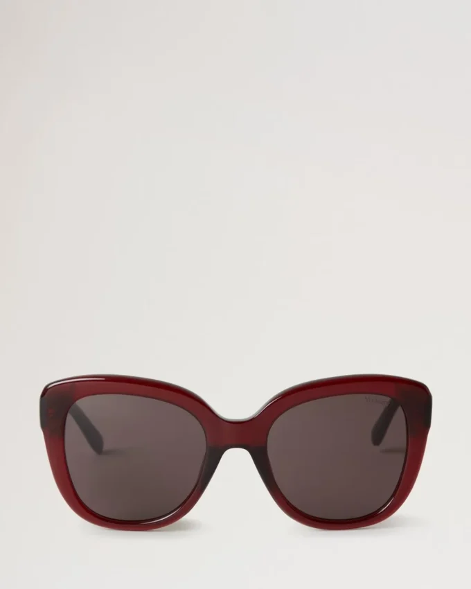 Poppy Sunglasses Black Cherry Bio Acetate & Bio Nylon Poppy Sunglasses Black Cherry Bio Acetate & Bio Nylon