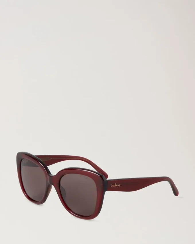 Poppy Sunglasses Black Cherry Bio Acetate & Bio Nylon Poppy Sunglasses Black Cherry Bio Acetate & Bio Nylon