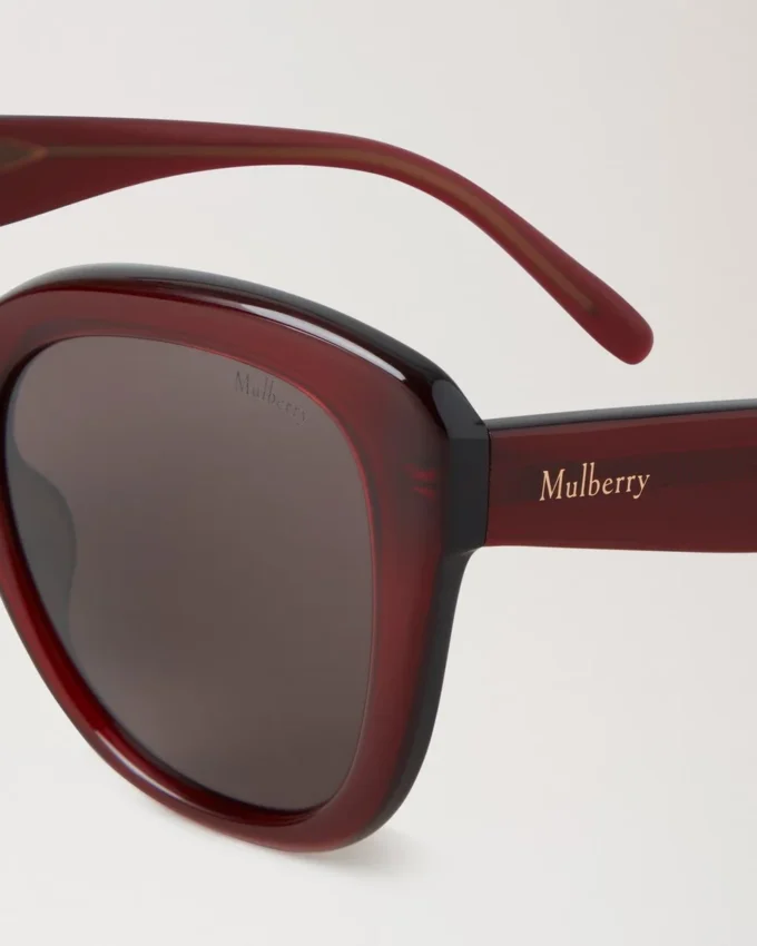 Poppy Sunglasses Black Cherry Bio Acetate & Bio Nylon Poppy Sunglasses Black Cherry Bio Acetate & Bio Nylon