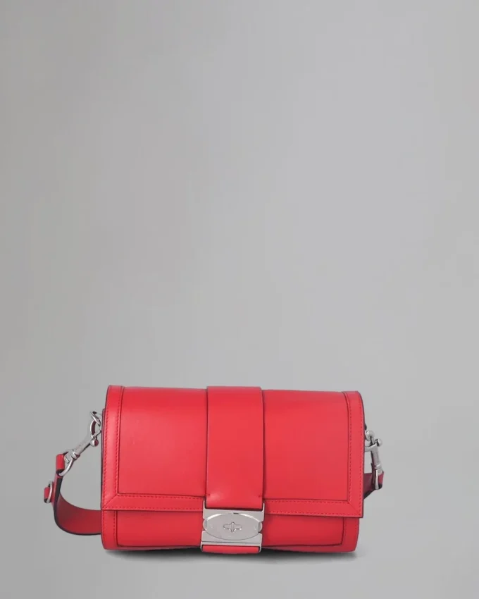 Postman’s Crossbody Pre-Loved Lancaster Red Pillow Nappa Postman’s Crossbody Pre-Loved Lancaster Red Pillow Nappa