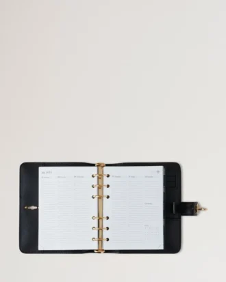 Postman’s Lock Agenda Black Shiny Small Croc Men Postman’s Lock Agenda Black Shiny Small Croc Men