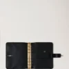 Postman’s Lock Agenda Black Shiny Small Croc Men Postman’s Lock Agenda Black Shiny Small Croc Men