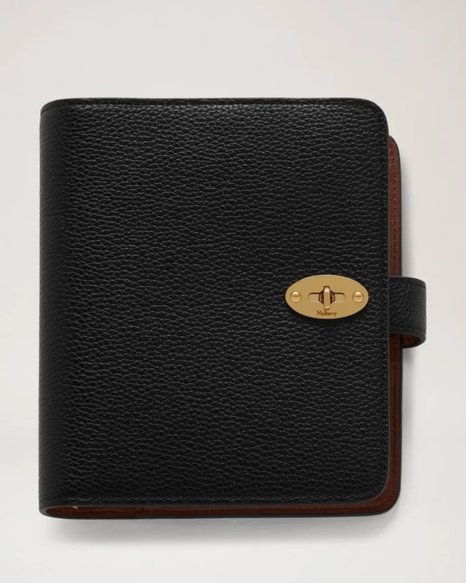 Postman’s Lock Agenda Black Small Classic Grain