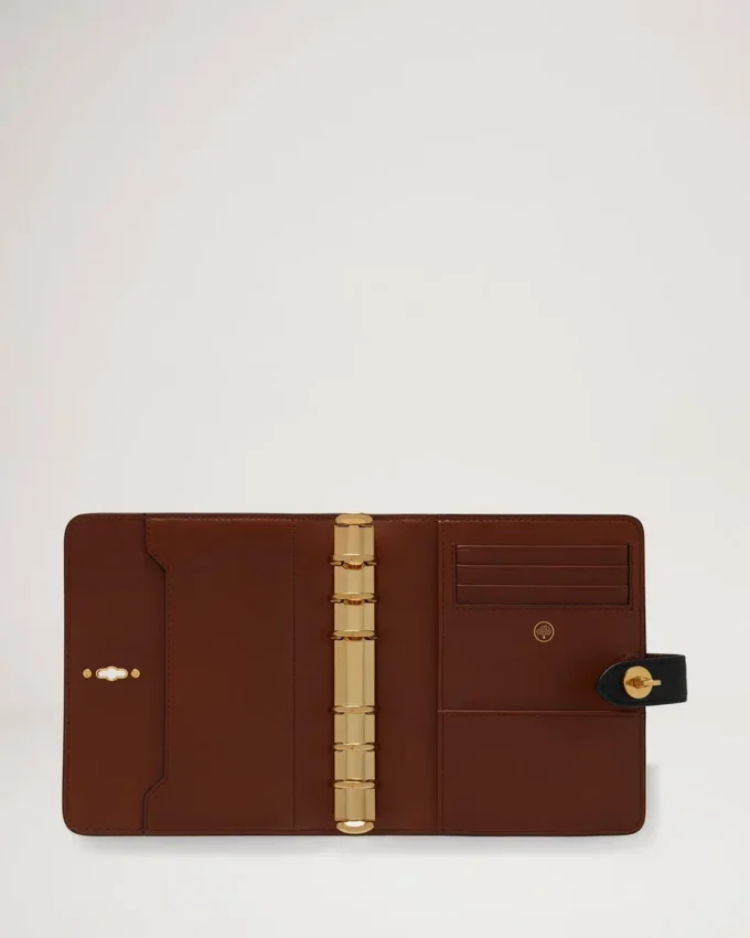 Postman’s Lock Agenda Black Small Classic Grain
