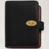 Postman’s Lock Pocket Book Black Small Classic Grain