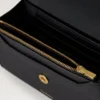 Press Stud Wallet Black Small Classic Grain Women Press Stud Wallet Black Small Classic Grain Women
