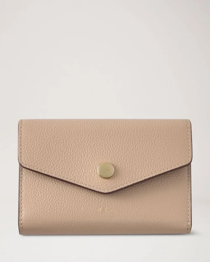 Press Stud Wallet Crumpet Small Classic Grain Women