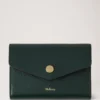 Press Stud Wallet Mulberry Green Small Classic Grain Press Stud Wallet Mulberry Green Small Classic Grain