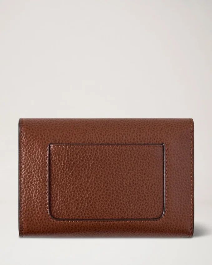 Press Stud Wallet Oak Two-Tone Small Classic Grain Press Stud Wallet Oak Two-Tone Small Classic Grain