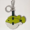 Puzzle Keyring – Puffer Fish Acid Green, Mulberry Green & Chalk Mixed Material Puzzle Keyring – Puffer Fish Acid Green, Mulberry Green & Chalk Mixed Material
