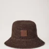 Raffia Mulberry Tree Bucket Hat Ebony 100% Paper Raffia Raffia Mulberry Tree Bucket Hat Ebony 100% Paper Raffia