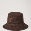 Raffia Mulberry Tree Bucket Hat Ebony 100% Paper Raffia Raffia Mulberry Tree Bucket Hat Ebony 100% Paper Raffia