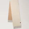 Reversible Cashmere Bi-Colour Scarf Eggshell & Camel Cashmere Reversible Cashmere Bi-Colour Scarf Eggshell & Camel Cashmere