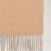 Reversible Cashmere Check Scarf Camel & Maple Cashmere Reversible Cashmere Check Scarf Camel & Maple Cashmere