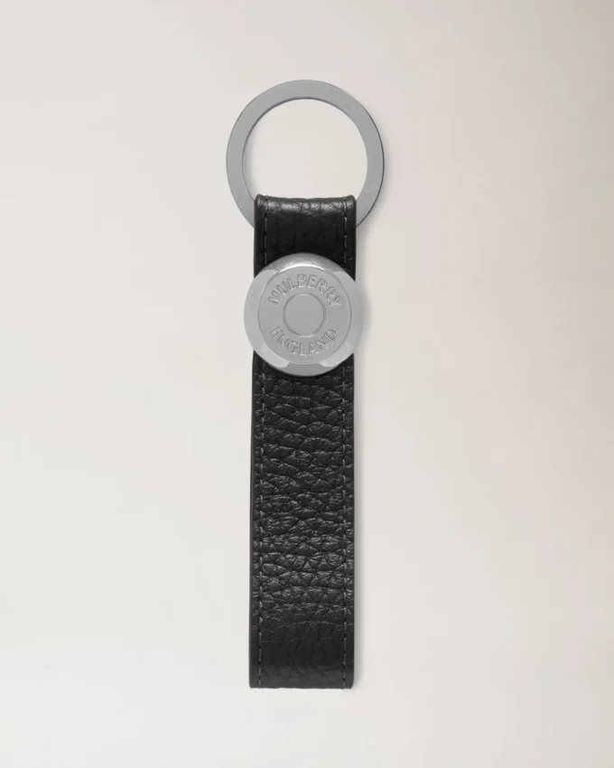 Rivet Keyring Black Heavy Grain Men Rivet Keyring Black Heavy Grain Men