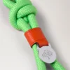Rope Keyring Green & Coral Orange Mixed Material Rope Keyring Green & Coral Orange Mixed Material