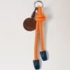 Rope Keyring Orange & out of the Blue Mixed Material