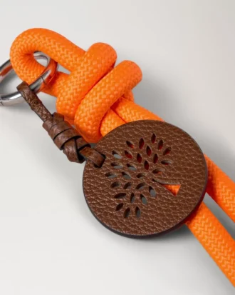 Rope Keyring Orange & out of the Blue Mixed Material