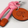 Rope Keyring Pink & Coral Orange Mixed Material Rope Keyring Pink & Coral Orange Mixed Material