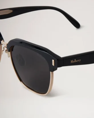 Rowan Sunglasses Black Bio Acetate Sunglasses